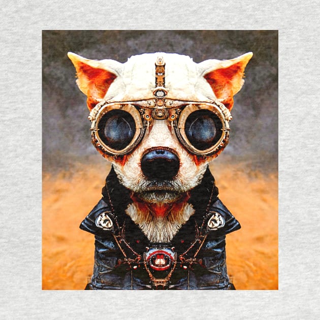 Steampunk Mad Max Doggo by Edongski303 Teepublic Merch